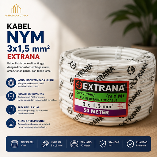 KABEL NYM 3X1,5 EXTRANA (AA)