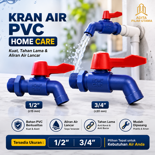 Kran PVC ½" Home Care (AA)