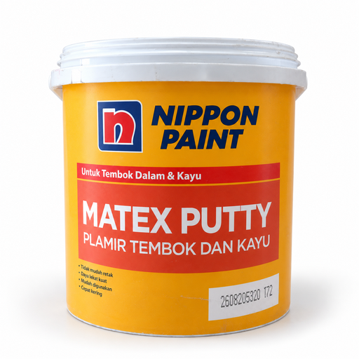 NIPPON PAINT MATEX PUTTY PLAMIR TEMBOK DAN KAYU GALON (AA)