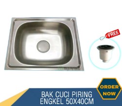 [6650423] BCP BAK CUCI PIRING ENGKEL 46X40 STONE GATE/OMEGA