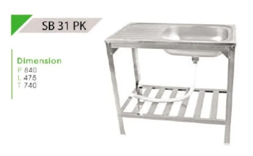 [2009050 (AA)] BCP Bak Cuci Piring ROYAL PLUS RAK SB 31K (AA)