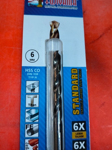 [2007020] BOR KAYU/BESI 6 MM COBALT FUJIYAMA