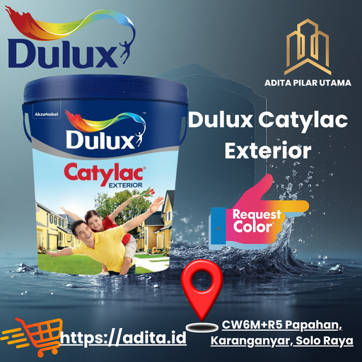 [2202064 (AA)] Dulux Catylac CATY EXT 44855T PUTIH888 -GL (AA)