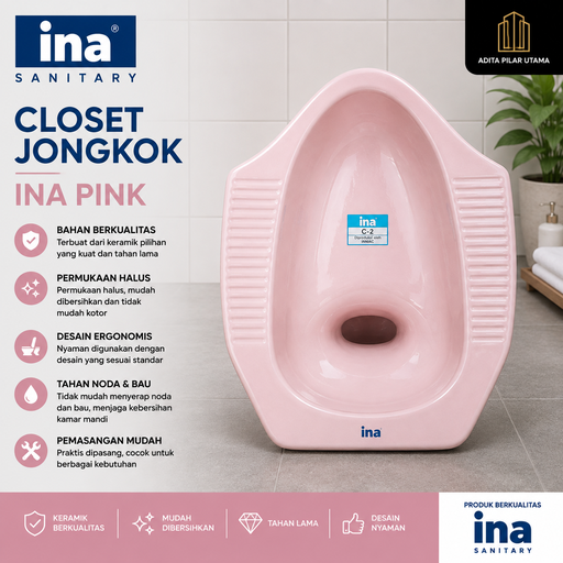 [1512021] Closet Jongkok / Kloset Jongkok  INA PINK